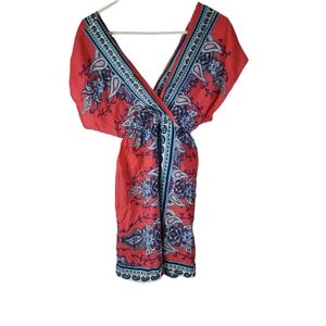 Paisley summer mini dress